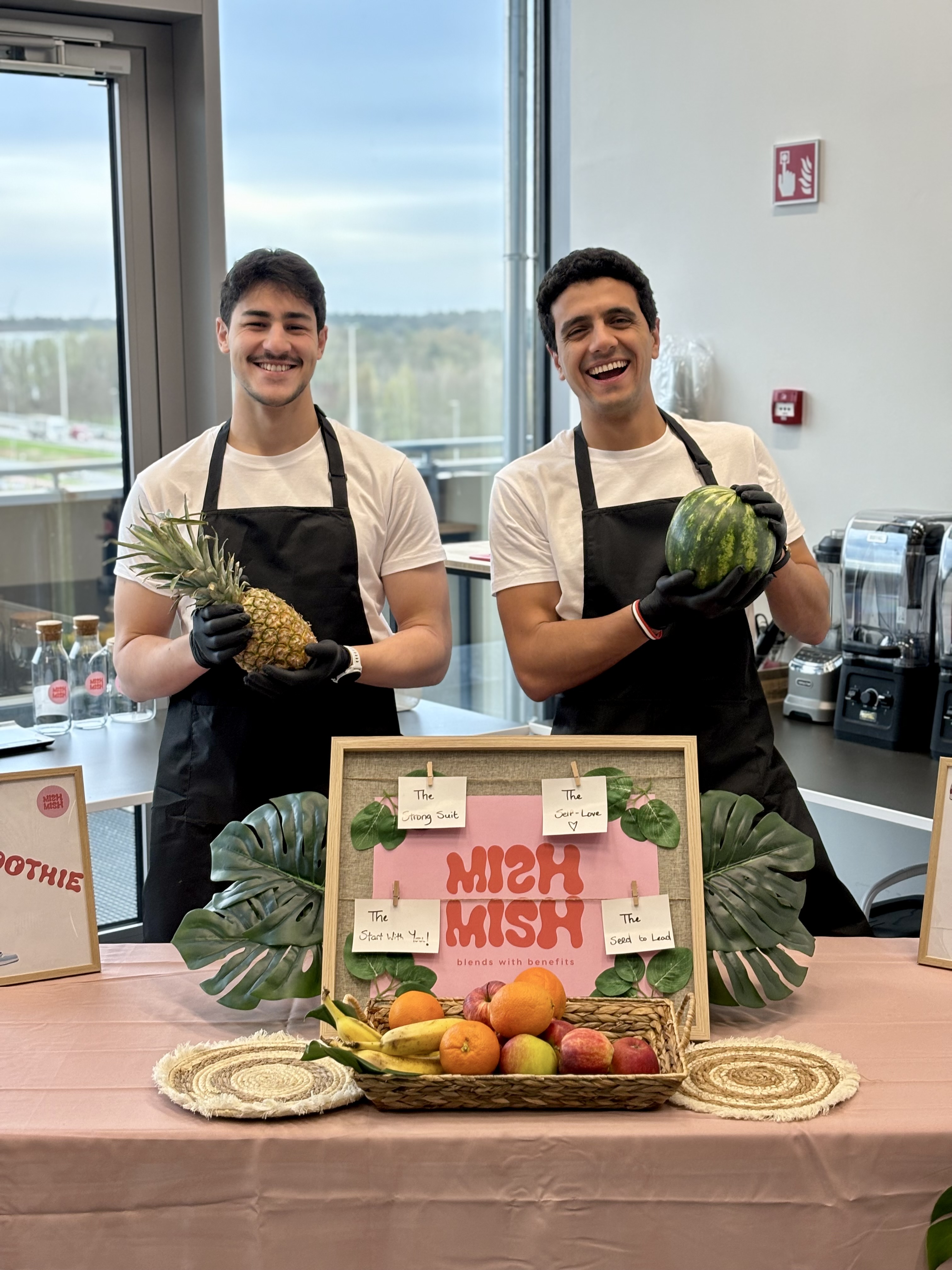 MishMish team at a catering event in Belgium